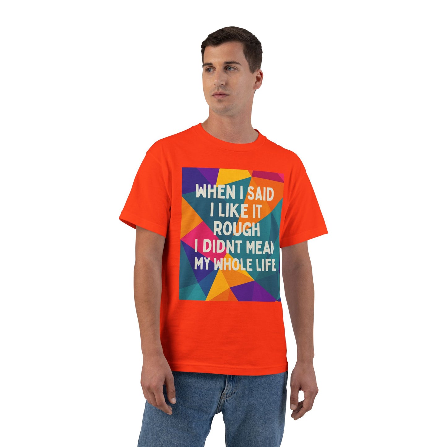 Like It Rough Men's Short-Sleeve Crewneck Tee