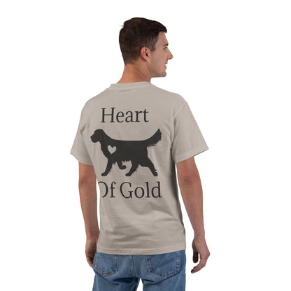 Heart Of Gold Men's Short-Sleeve Crewneck Tee