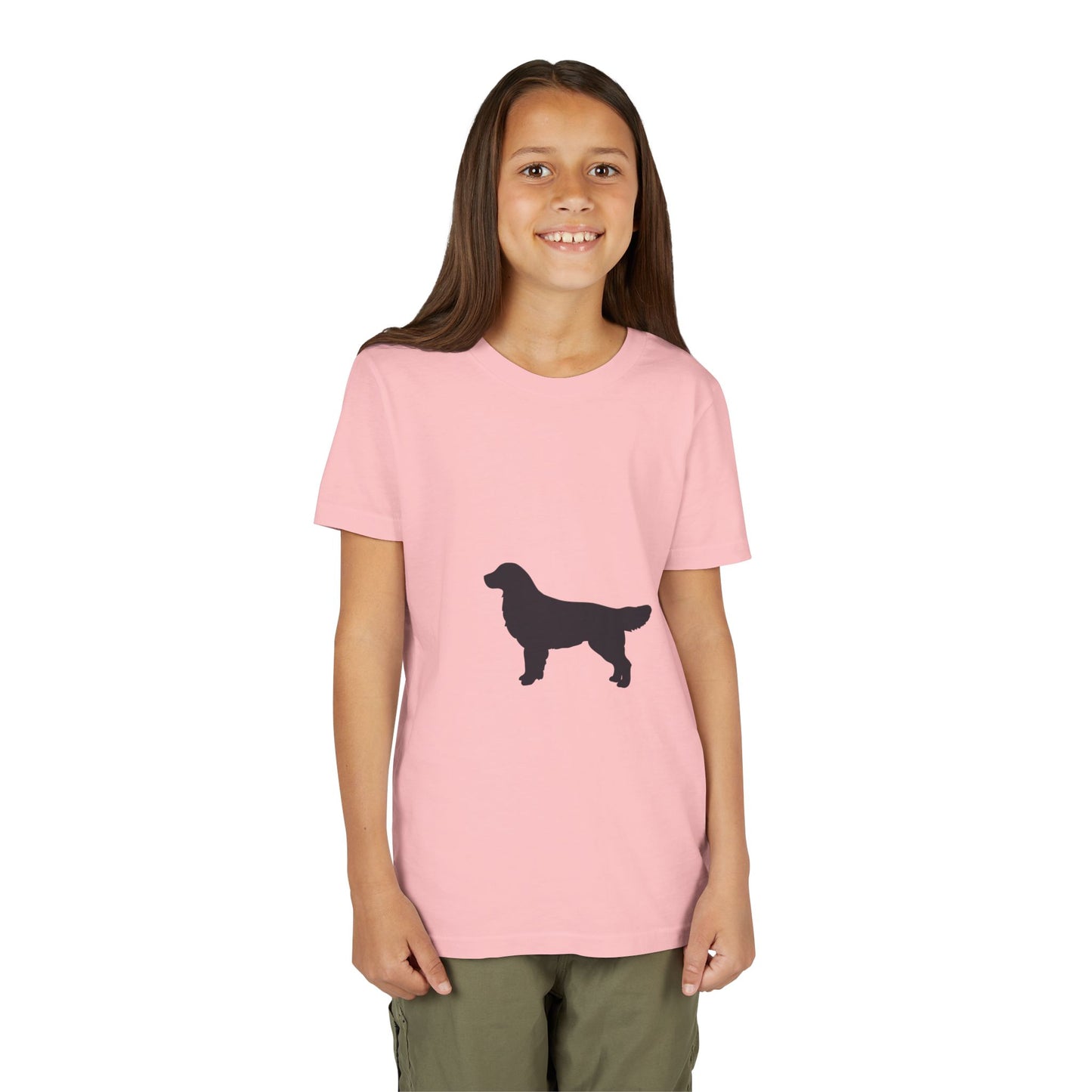 Golden Silhouette Youth Unisex Short Sleeve Crewneck Tee