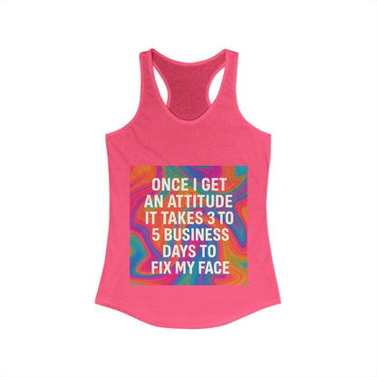Fix My Face Women's Racerback Tank