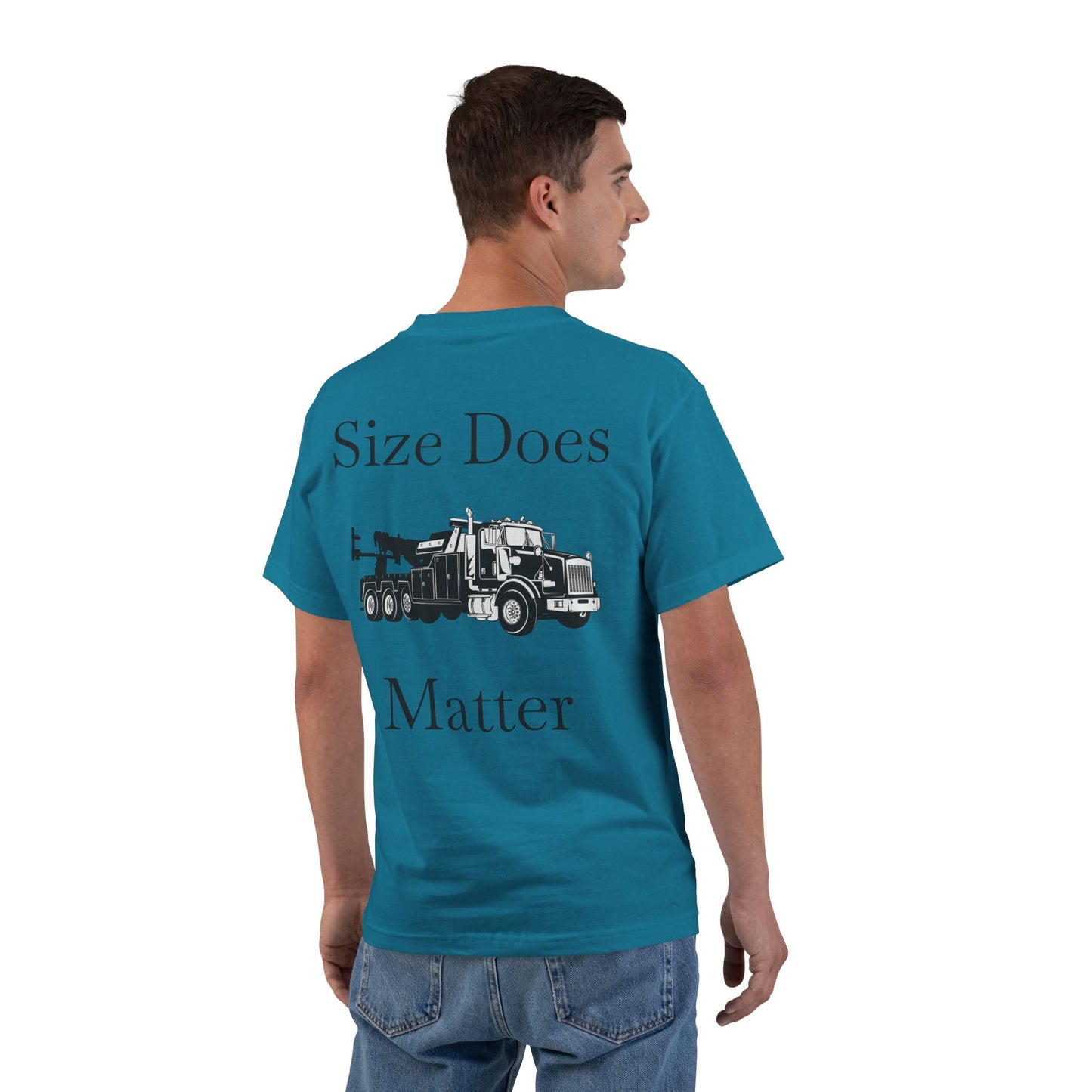 Size Does Matter Men's Short-Sleeve Crewneck Tee