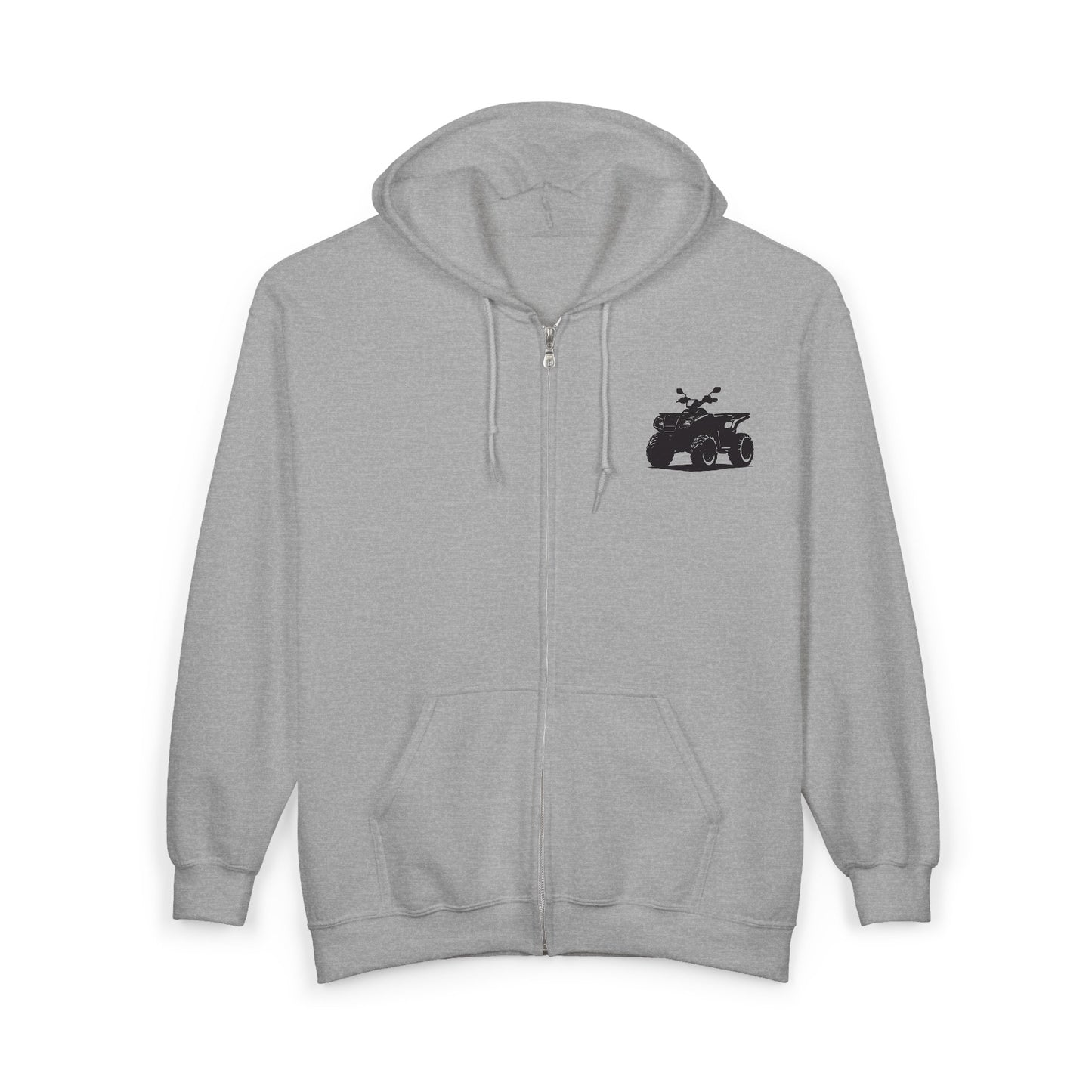 Off The Beaten Path Quad Unisex Full Zip Hoodie
