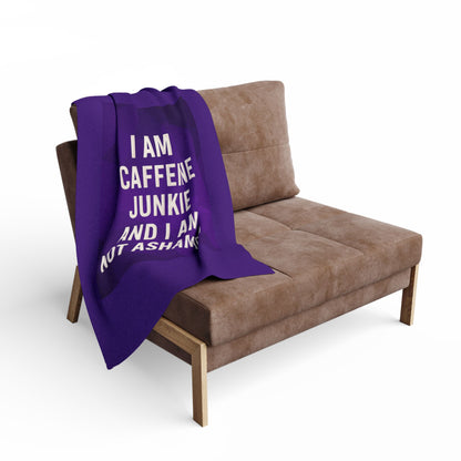 Caffeine Junkie Arctic Fleece Blanket