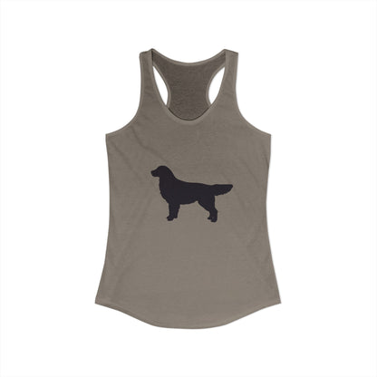Golden Silhouette Women's Racerback Tank
