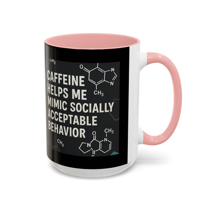 Socially Acceptable 2-Tone Coffee Mug