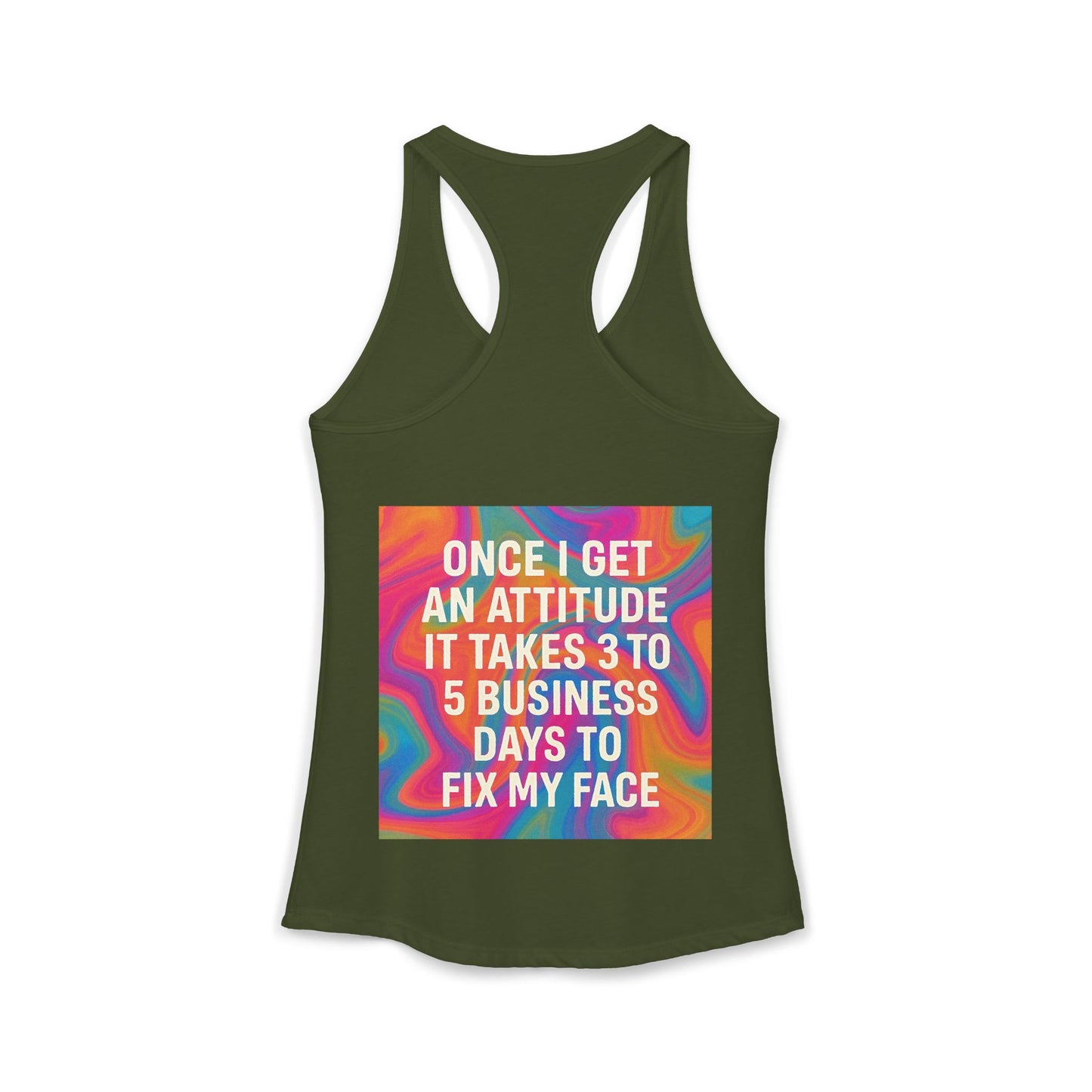 Fix My Face Women's Racerback Tank