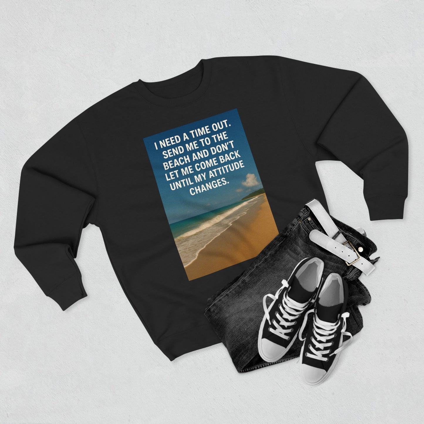 Time Out Unisex Crewneck Sweatshirt
