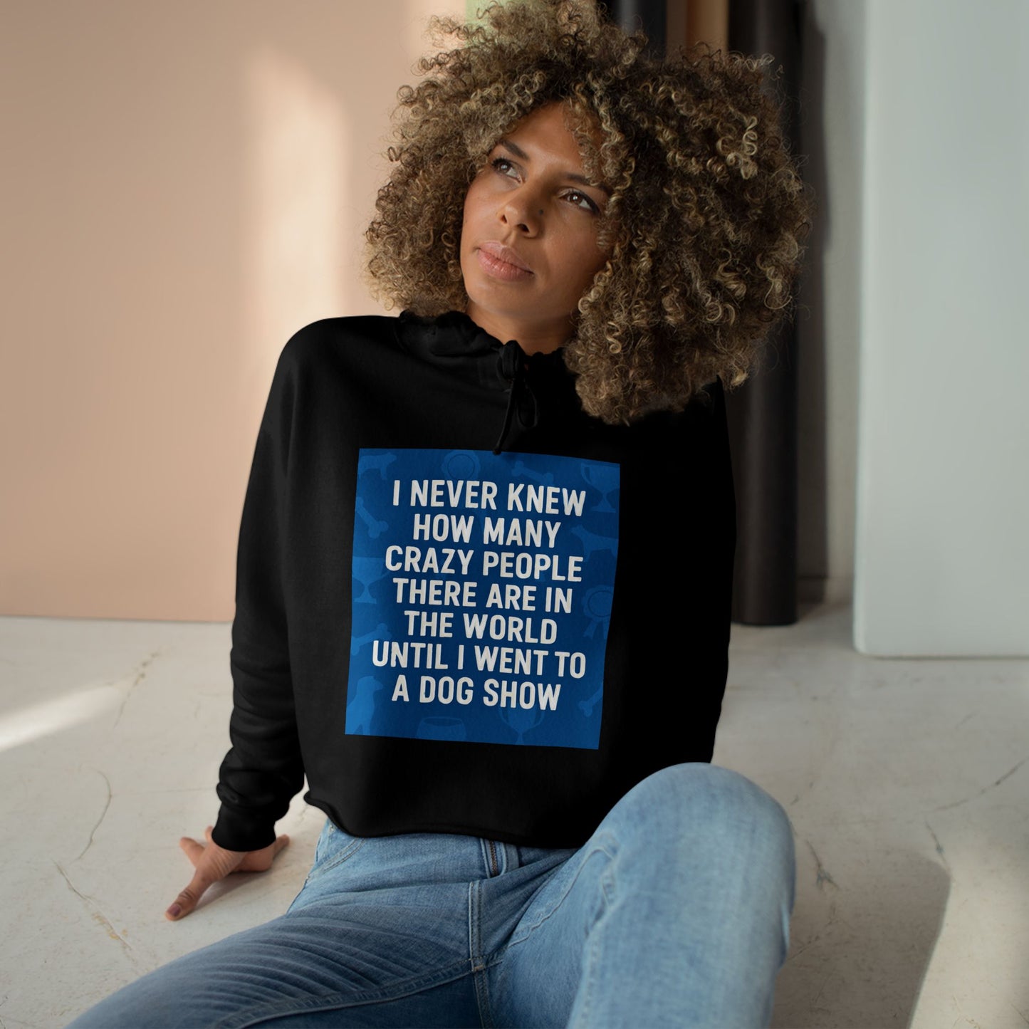 Never Knew Women's Crop Hoodie
