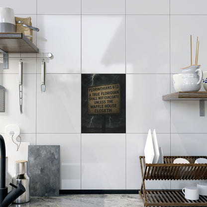 Florinthians 6:12 Ceramic Photo Tile
