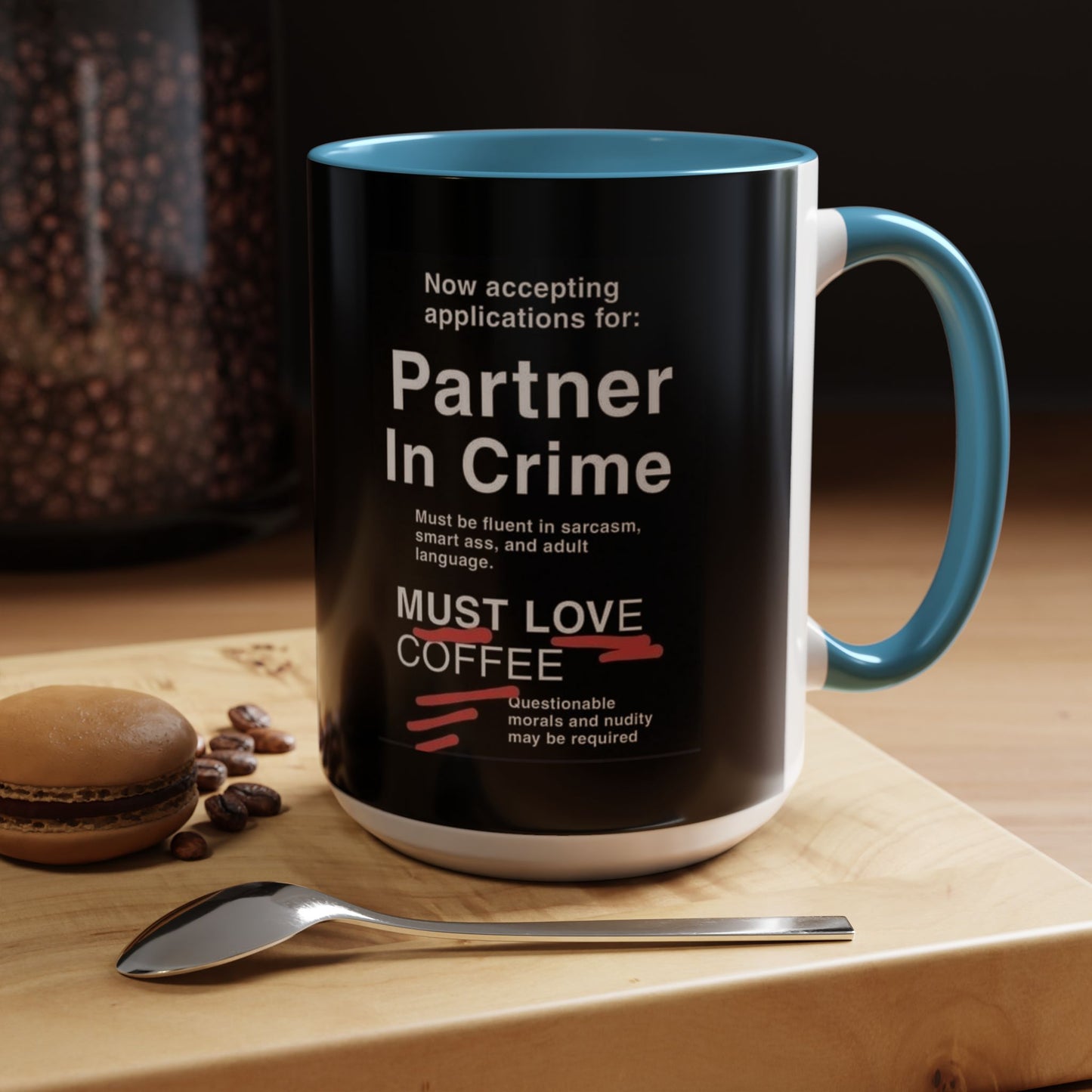 Partner In Crime 2-Tone Coffee Mug