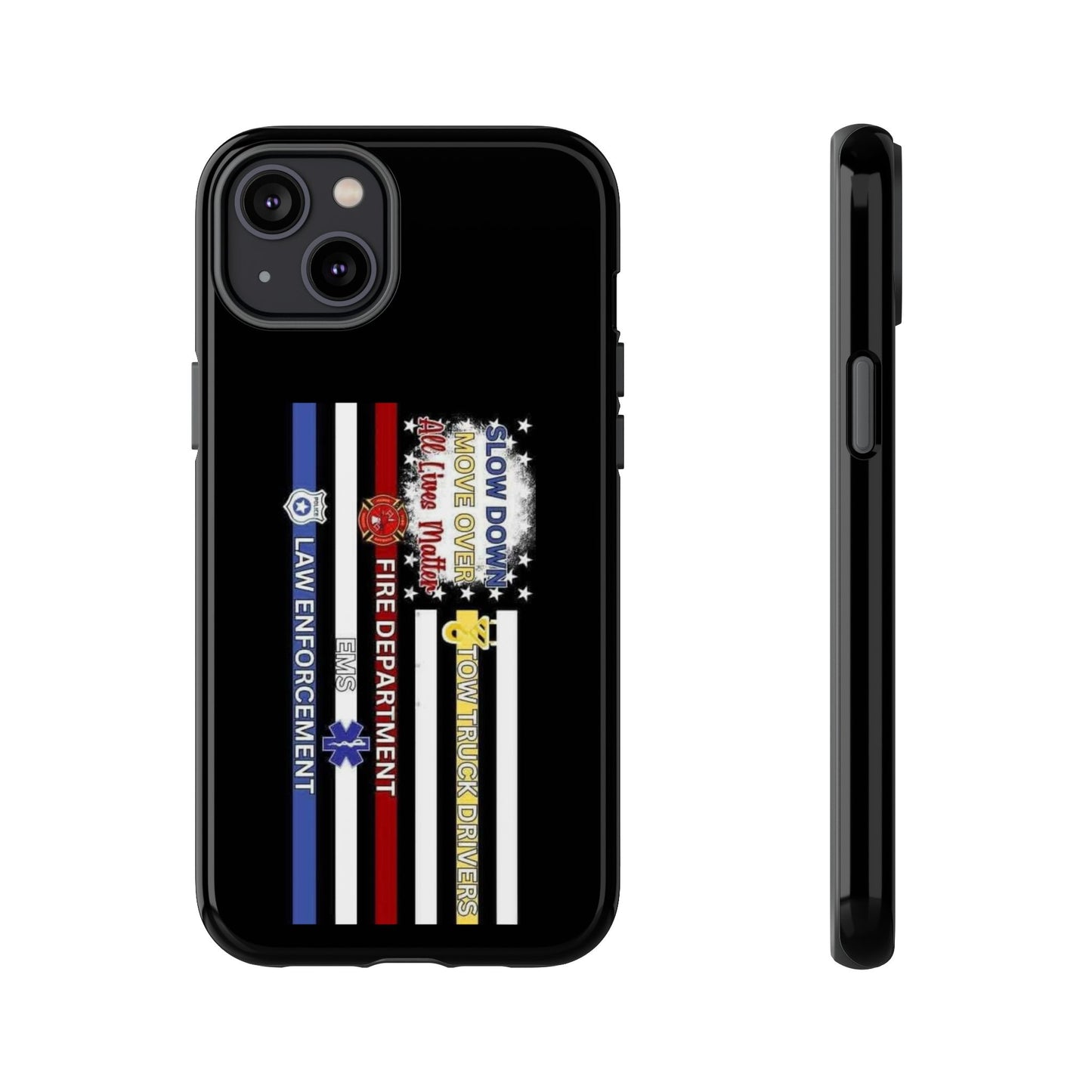 Slow Down Move Over Flag iPhone Case