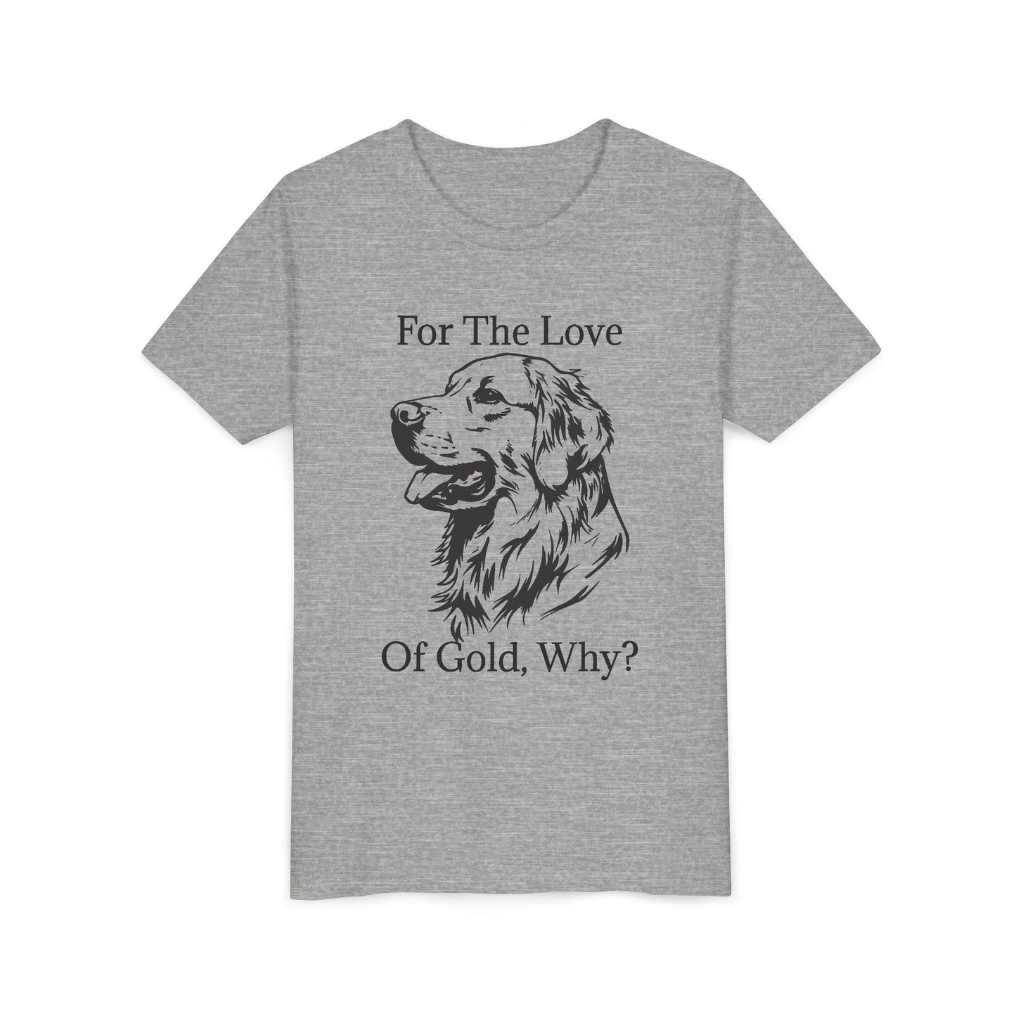 For The Love Of Gold Youth Unisex Short Sleeve Crewneck Tee