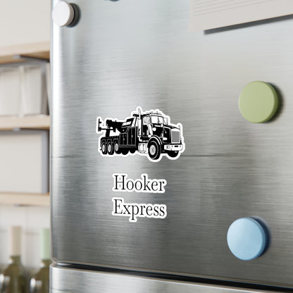 H**ker Express Heavy Tow Truck Vinyl Decal