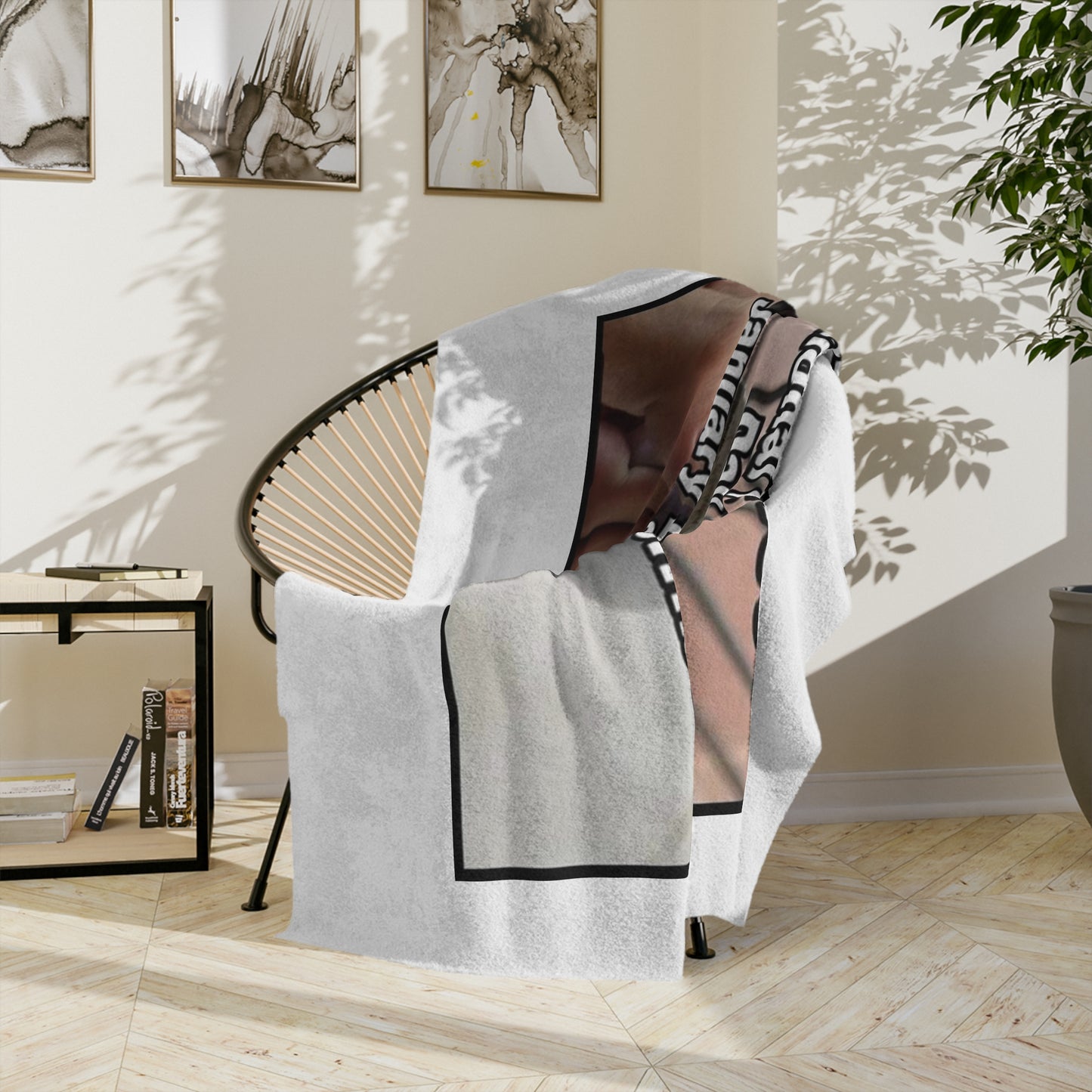 National Coffee Day Velveteen Microfiber Blanket