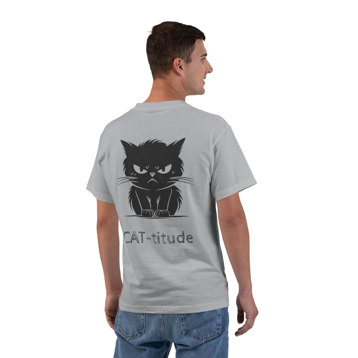 CAT-titude Men's Short-Sleeve Crewneck Tee