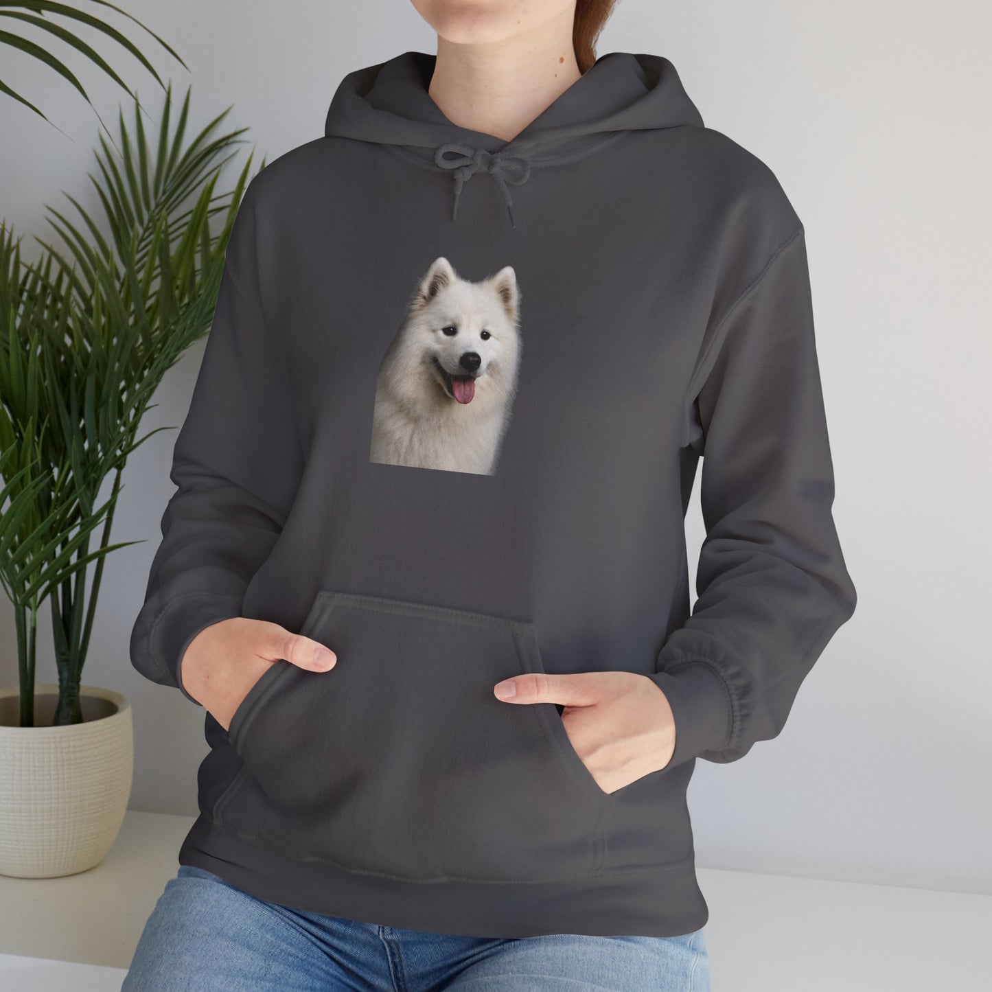 Samoyed Head Unisex Hoodie