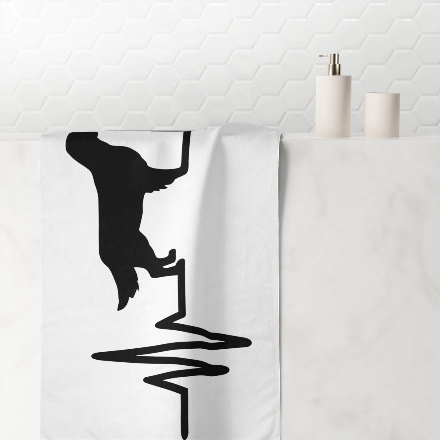 My Heart Beats For Goldens Mink-Cotton  Beach Towel