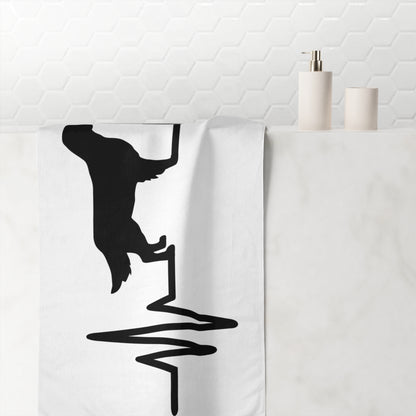 My Heart Beats For Goldens Mink-Cotton  Beach Towel