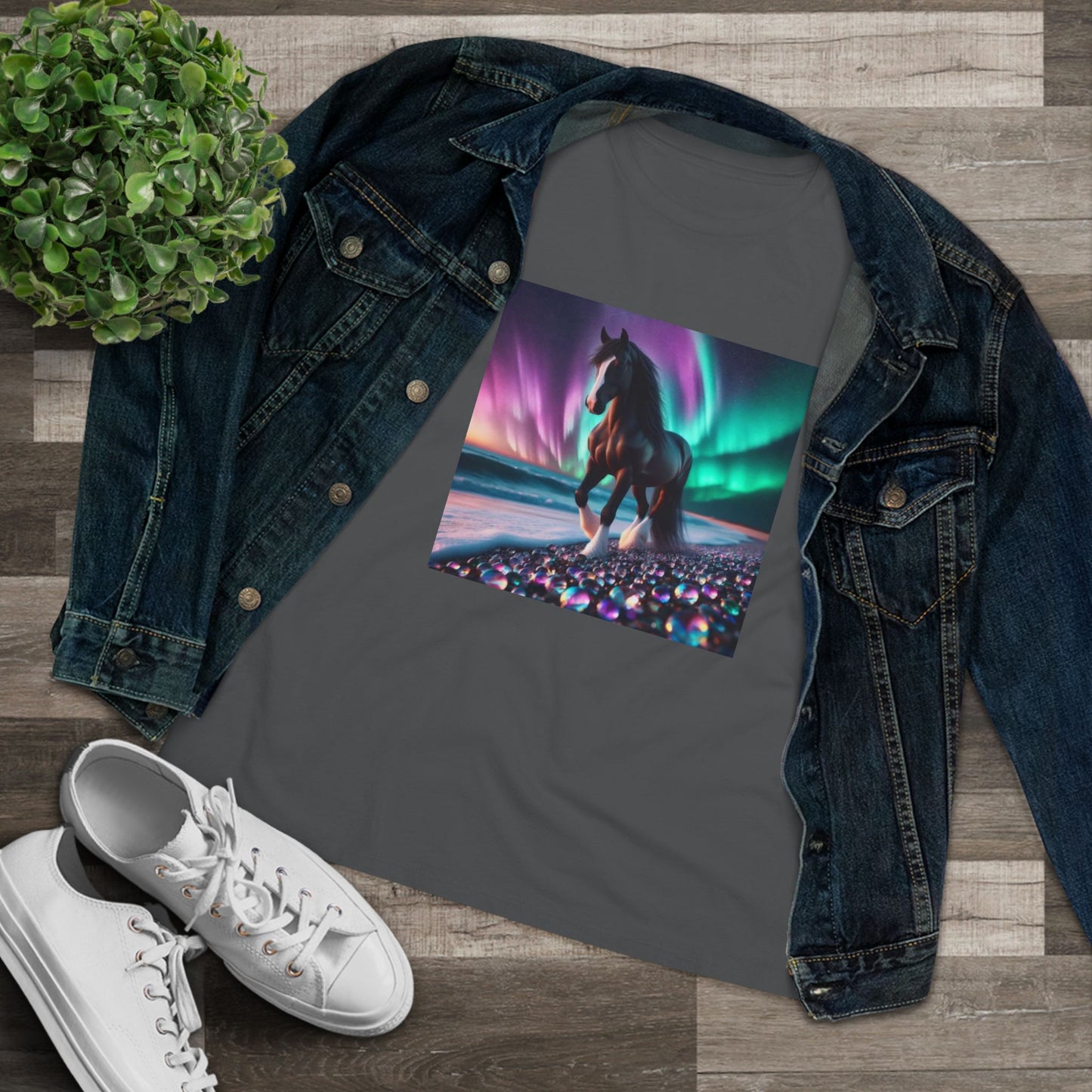 Midnight Magic Women's Short Sleeve Crewneck Tee