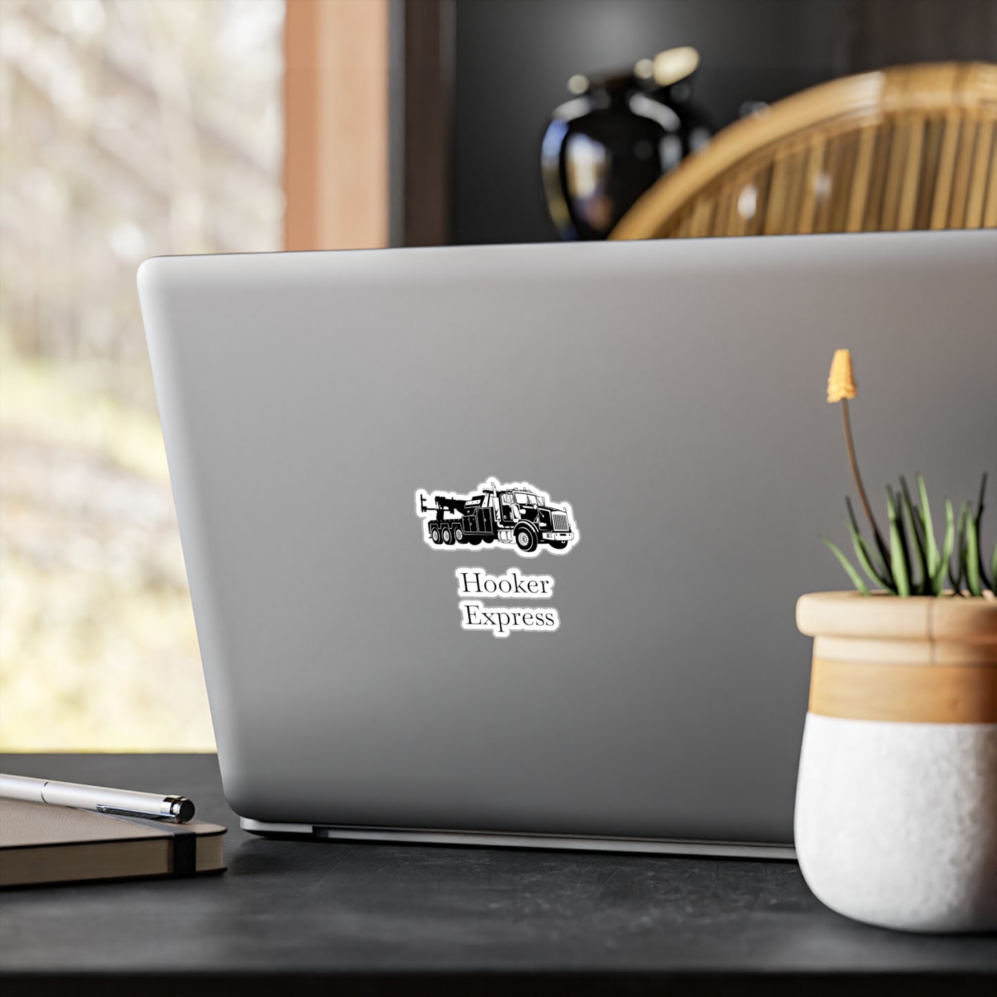 H**ker Express Heavy Tow Truck Vinyl Decal