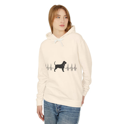 My Heart Beats For Bloodhounds Unisex Lightweight Hoodie