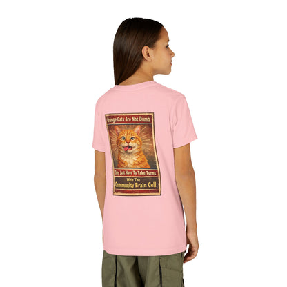 Community Brain Cell Youth Unisex Short Sleeve Crewneck Tee