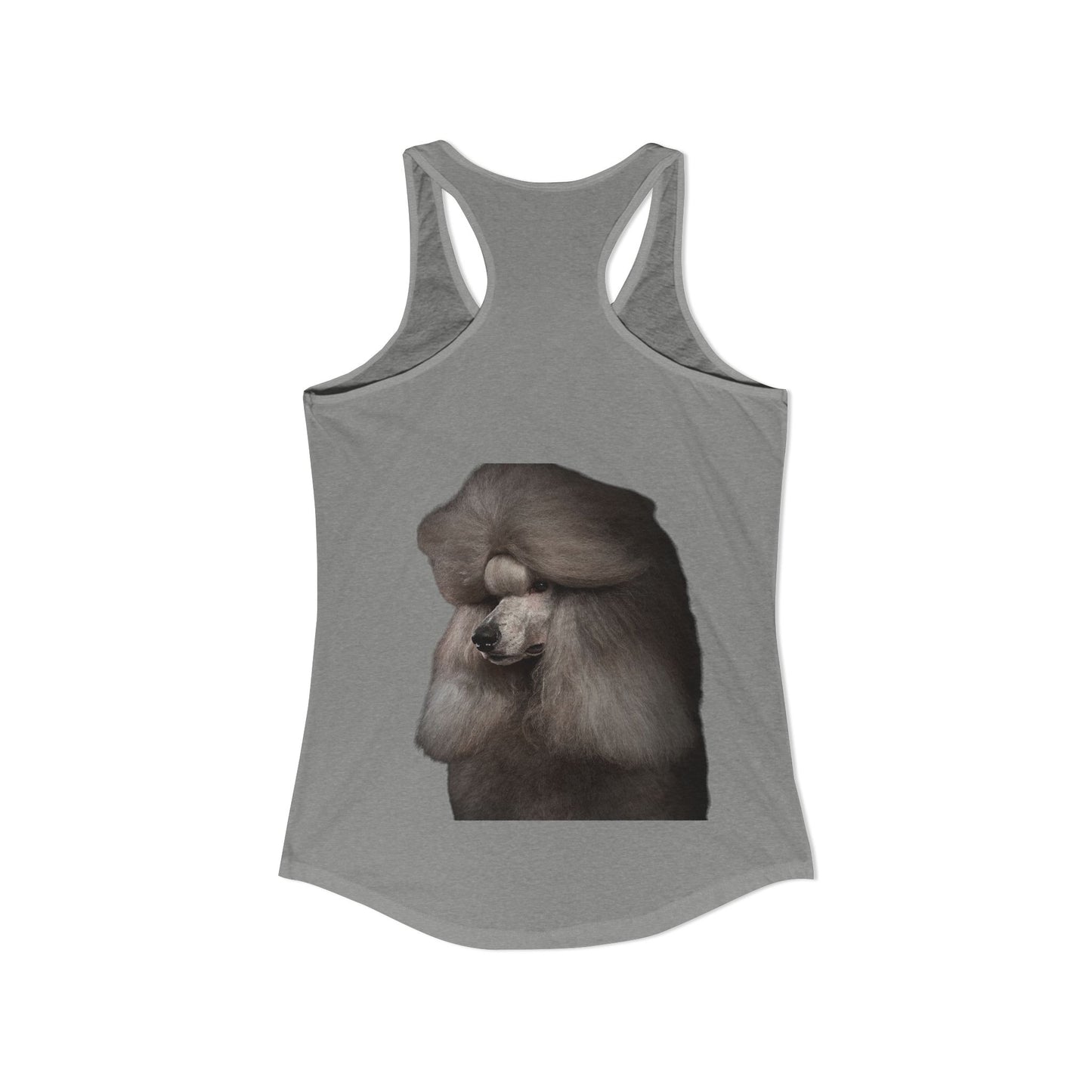 Poodle Head Women's Racerback Tank