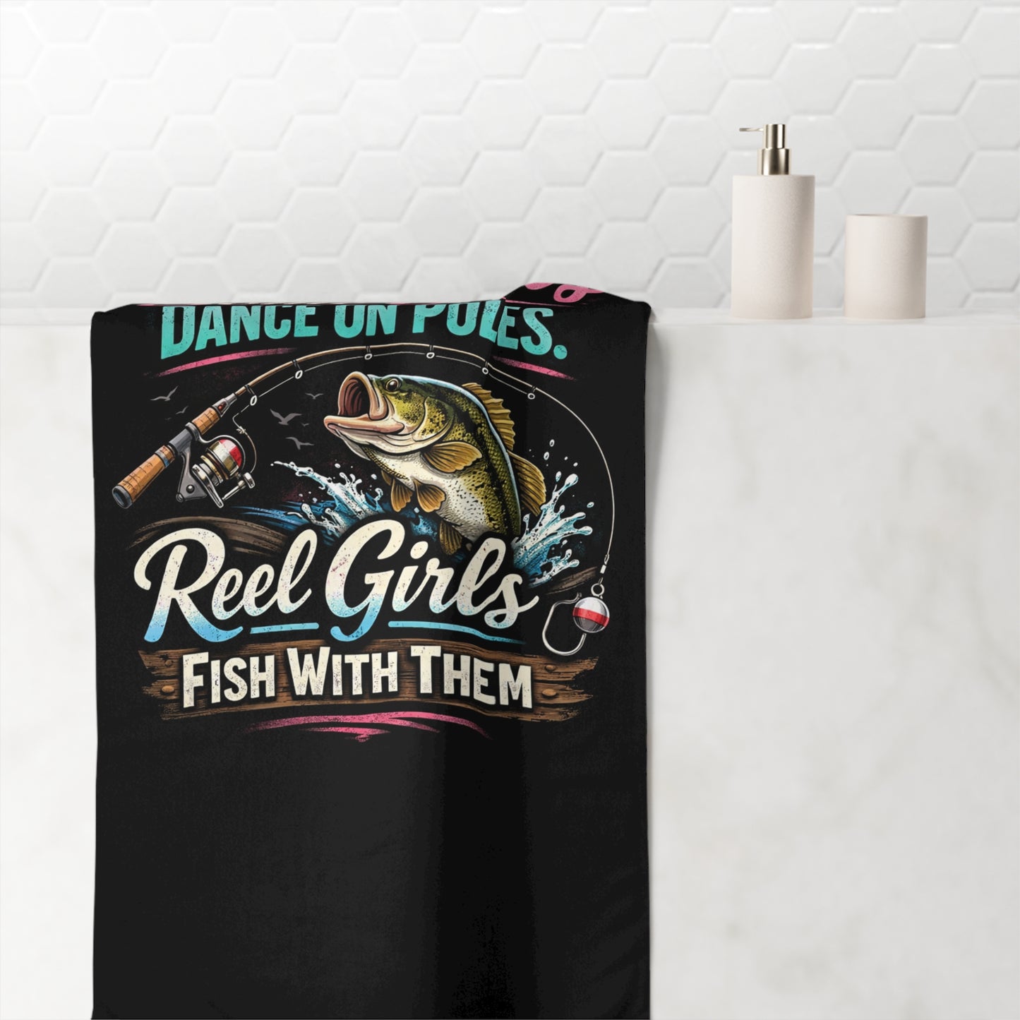 Reel Girls Mink-Cotton  Beach Towel