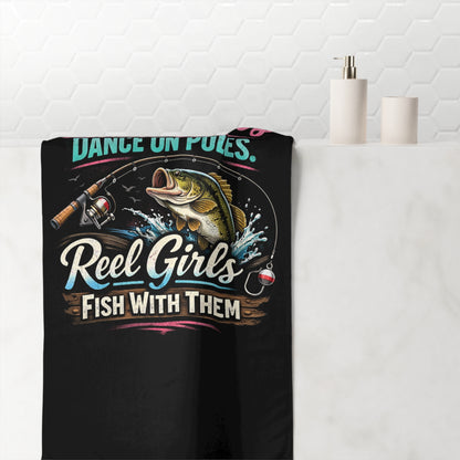 Reel Girls Mink-Cotton  Beach Towel