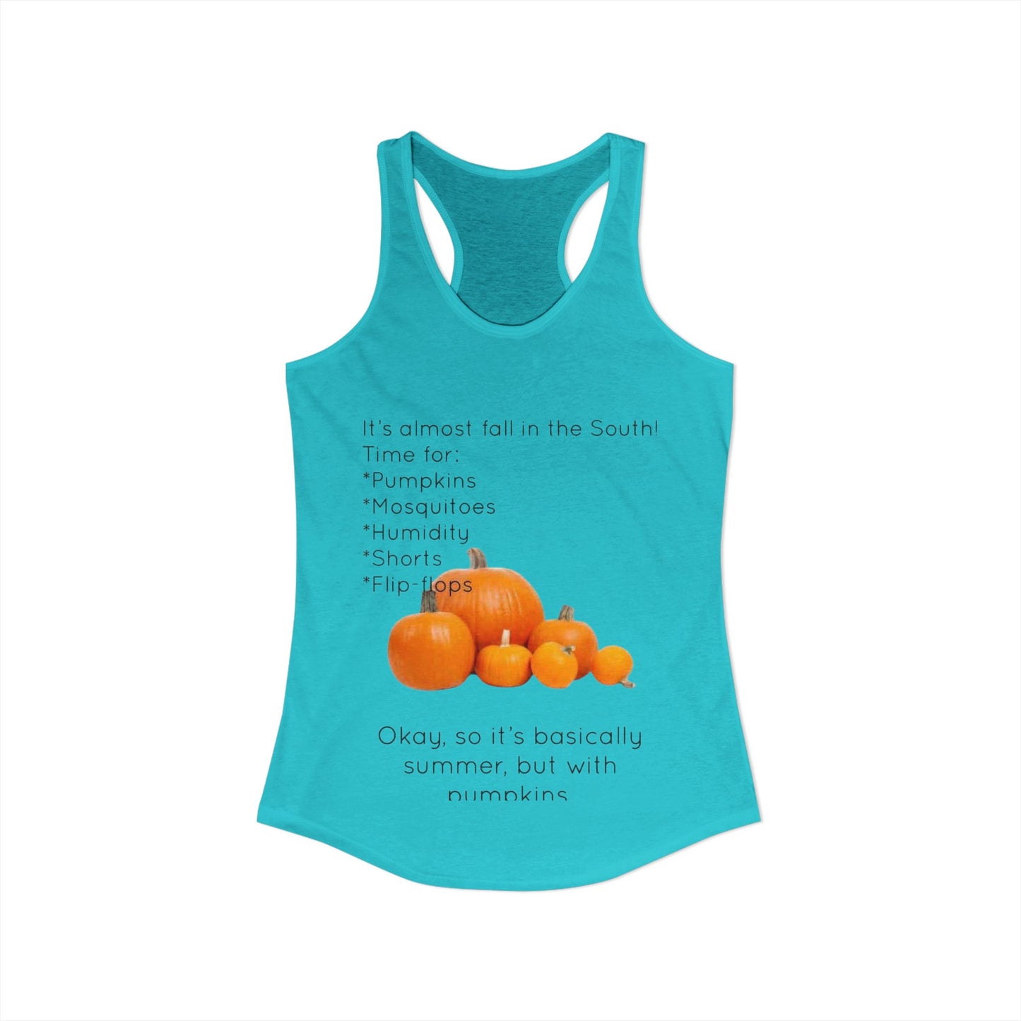 Fall In The South Women's Racerback Tank