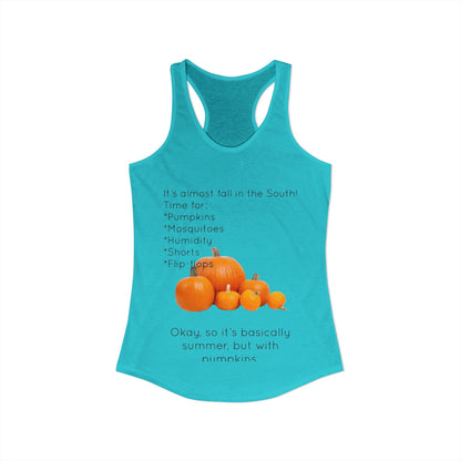 Fall In The South Women's Racerback Tank