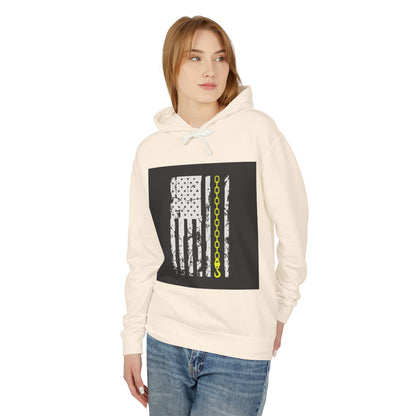 Thin Yellow Line Unisex Lightweight Hoodie