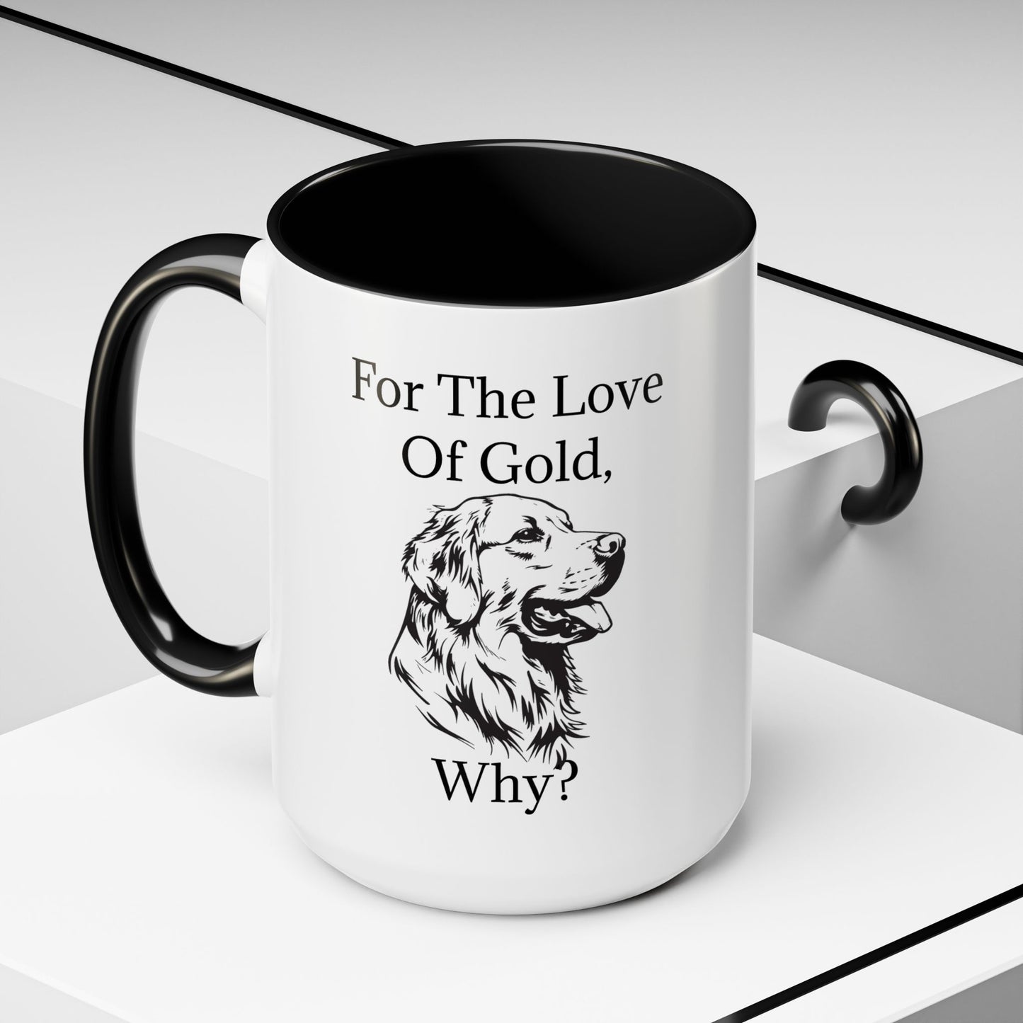 For The Love Of Gold 2-Tone Coffee Mug