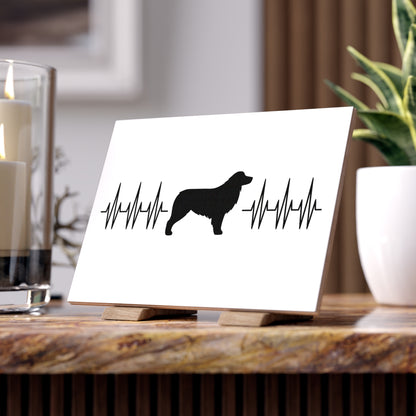 My Heart Beats For Aussies Ceramic Photo Tile