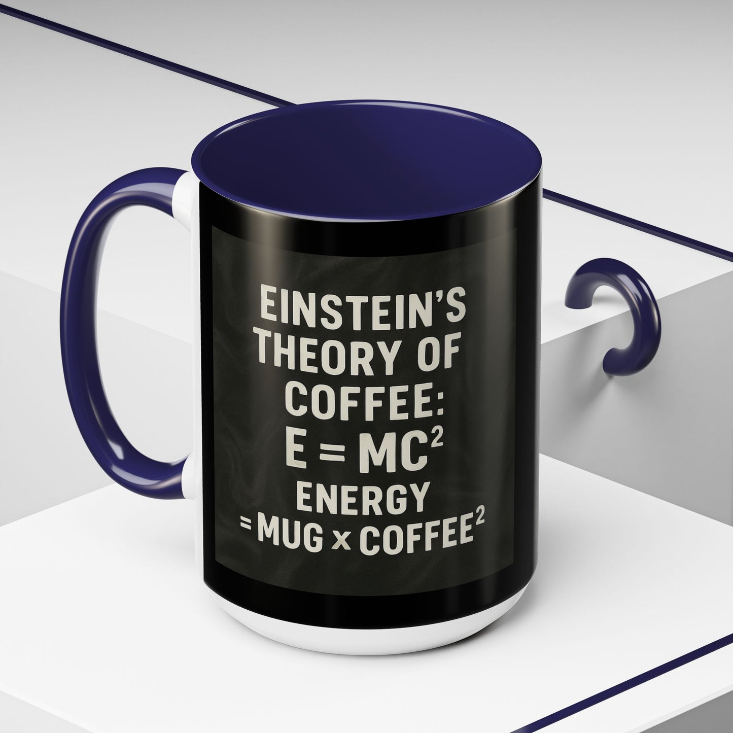 Einstein's Theory Of Coffee 2-Tone Coffee Mug