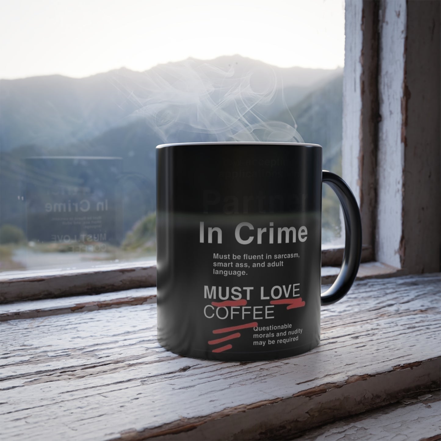Partner In Crime Color Changing Mug