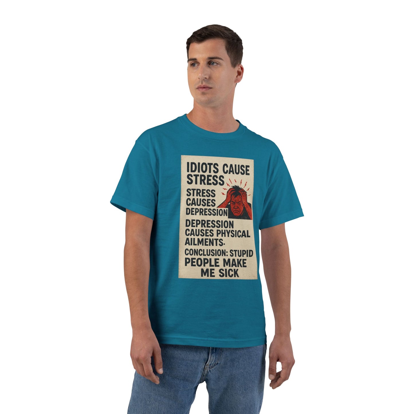 Stupid People Men's Short-Sleeve Crewneck Tee