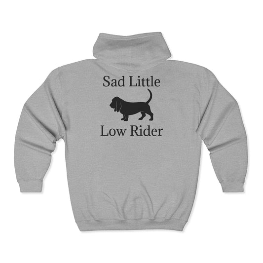 Sad Little Low Rider Unisex Full Zip Hoodie