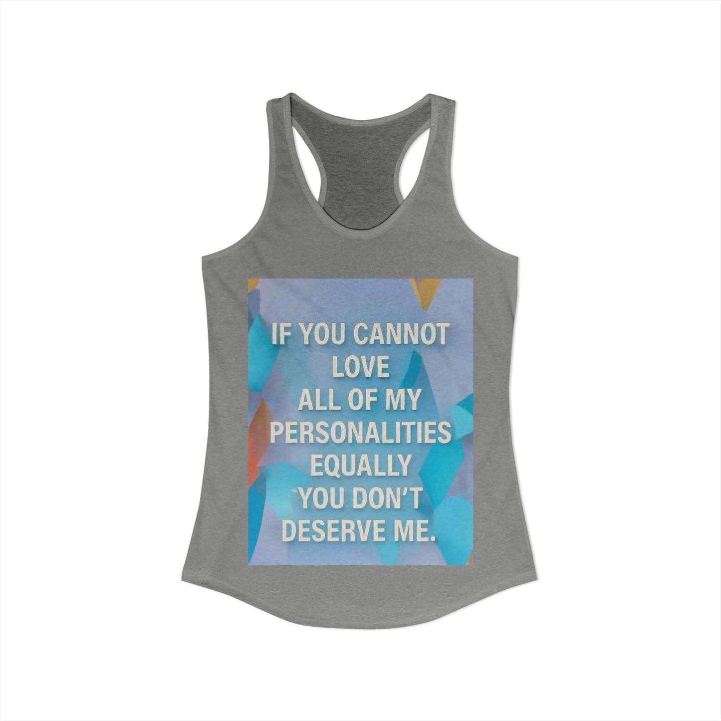 All Of My Personalities Women's Racerback Tank