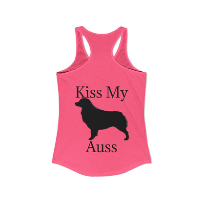 Kiss My Auss Women's Racerback Tank