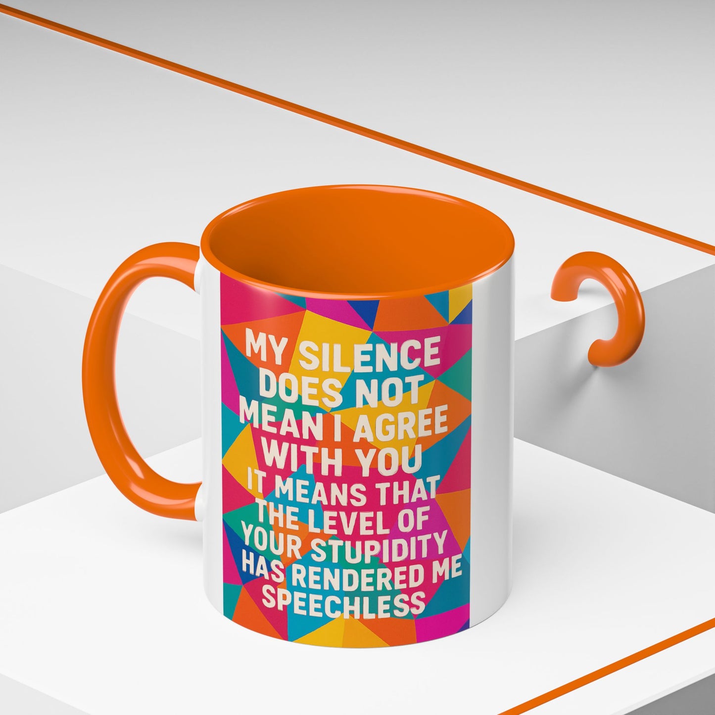 Speechless 2-Tone Coffee Mug