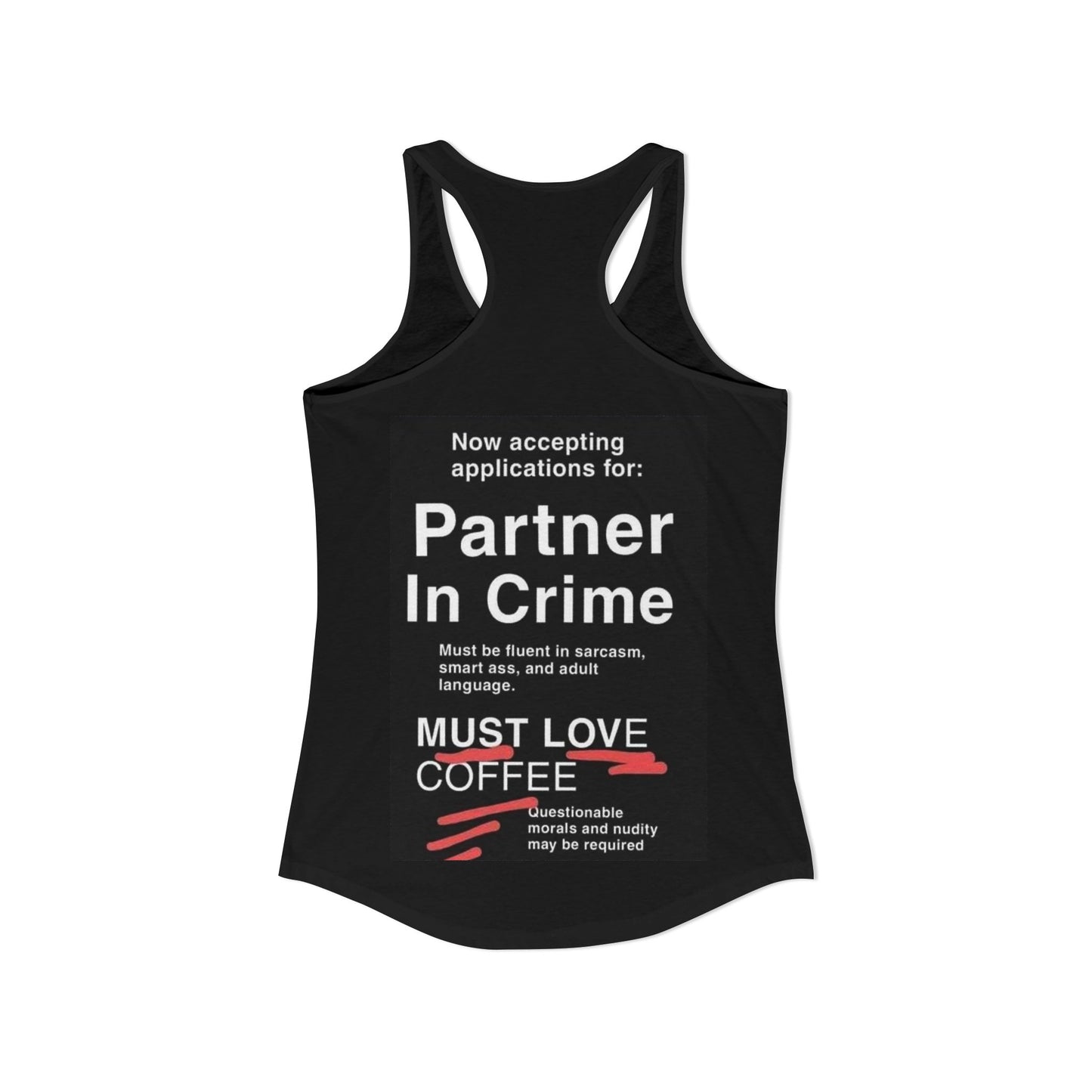 Partner In Crime Women's Racerback Tank