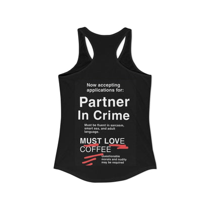 Partner In Crime Women's Racerback Tank