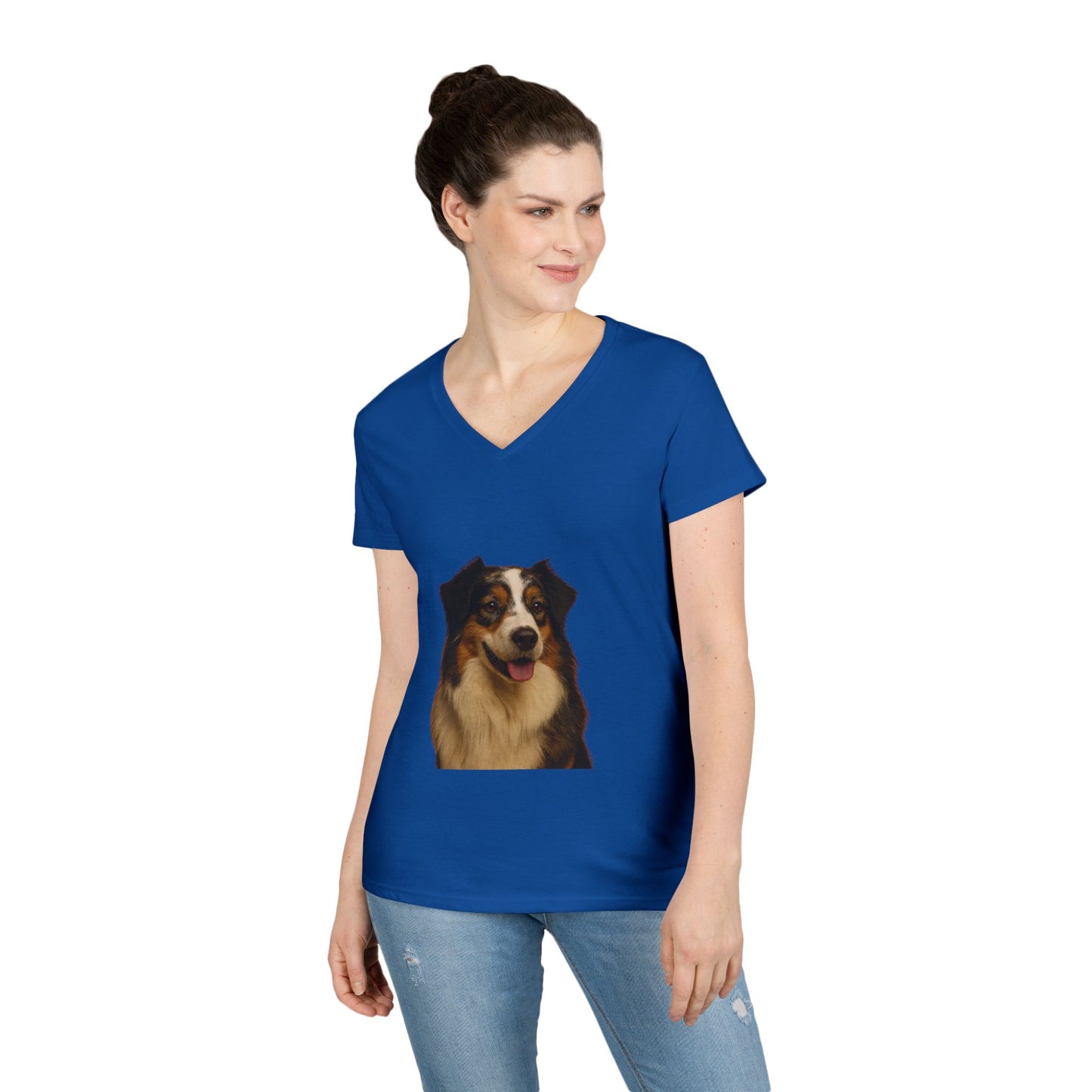 Aussie Head Women's V-Neck T-Shirt