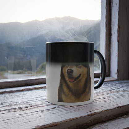Malamute Head Color Changing Mug