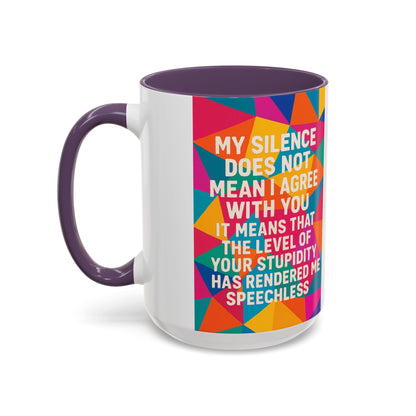 Speechless 2-Tone Coffee Mug