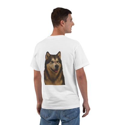 Malamute Head Men's Short-Sleeve Crewneck Tee