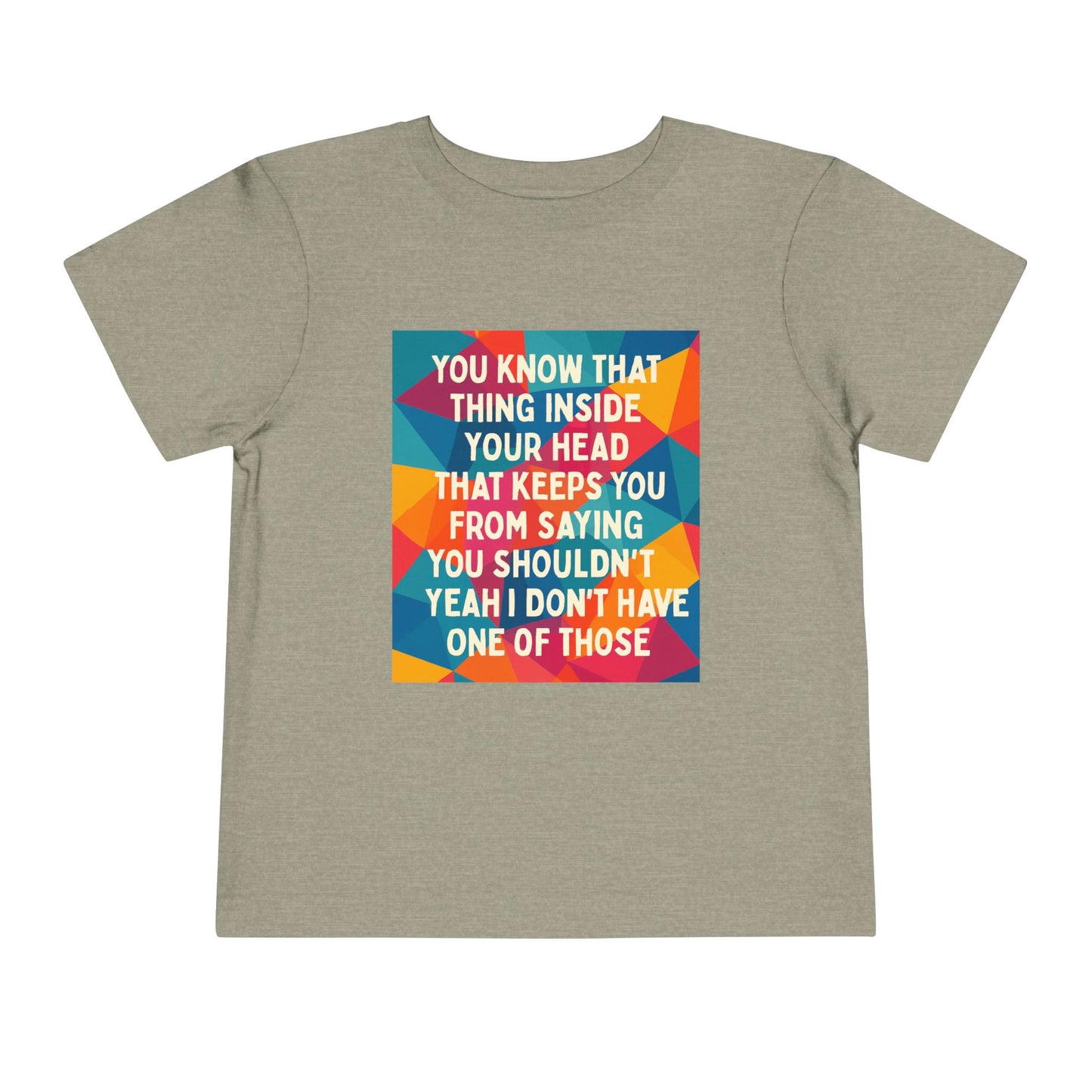 No Filter Toddler Unisex Short Sleeve Crewneck Tee