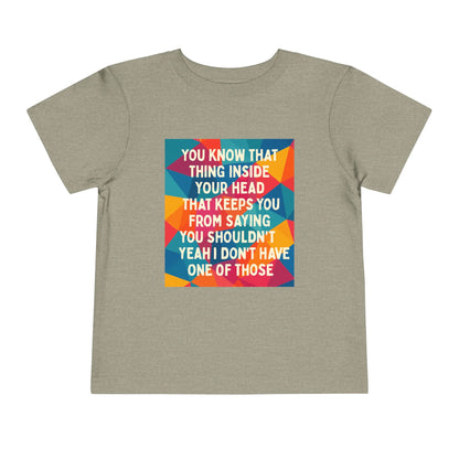 No Filter Toddler Unisex Short Sleeve Crewneck Tee