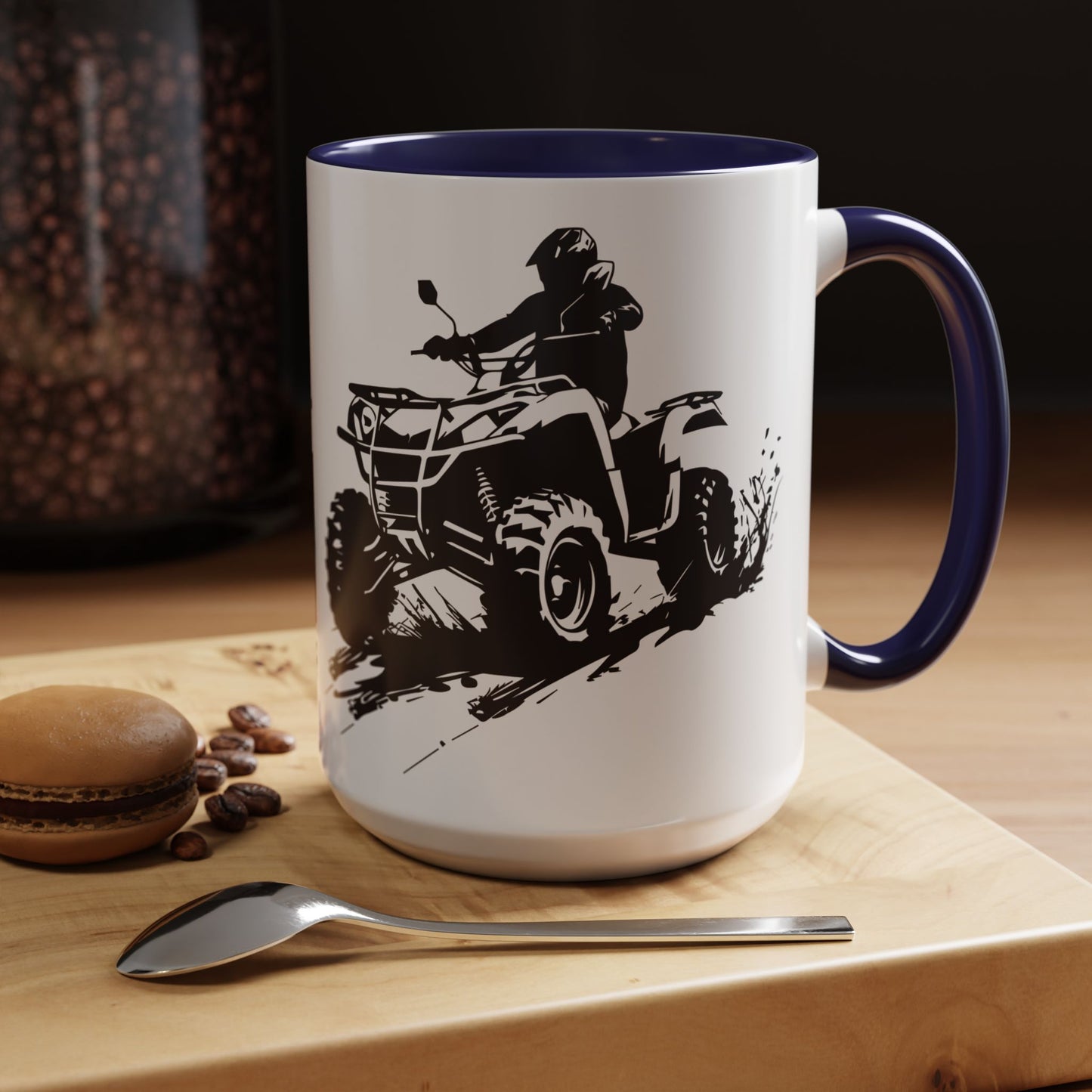 Slingin' Mud Quad 2-Tone Coffee Mug